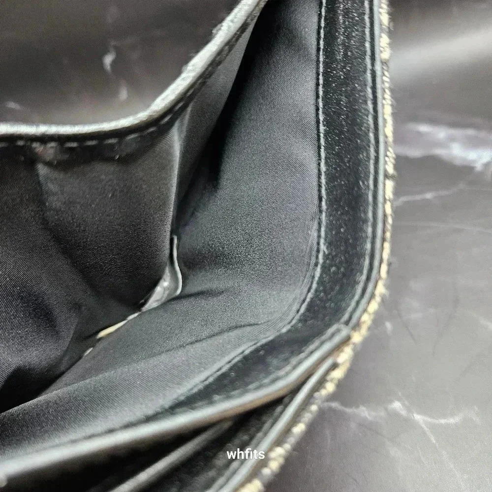 Christian Dior Trotter Canvas Trifold Wallet with dust bag and box. - Picture 10 of 13